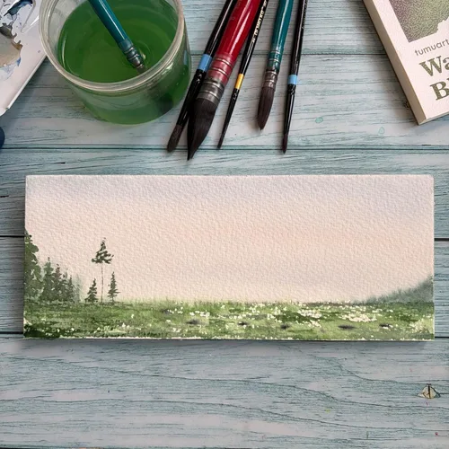 Miniatura 4 de tumuarta 300LB Watercolor Block, 100% Cotton, 5X7”, 640 GSM, 10 Sheets, Acid Free, Cold Press, Watercolor Paper Board Sketch Books for Watercolors
