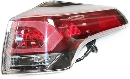Luz trasera del lado del pasajero compatible con 2016 2017 2018TOYOTA RAV4, luces traseras derechas de lentes transparentes, lámparas de freno