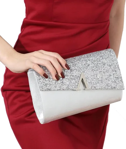 Miniatura 25 de LETODE Bolsos de mano para mujer, bolsos de noche y embragues para mujer, bolsos de sobre, bolsos de fiesta, baile de graduación, bolso de boda