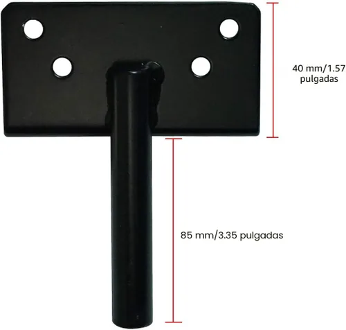 Miniatura 5 de Pestillo de puerta autobloqueante, montaje en poste resistente, palanca de gravedad automática, cerradura de puerta de valla de madera/PVC con Negro