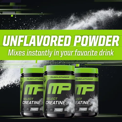 Miniatura 7 de MusclePharm Monohidrato de creatina en polvo, constructor muscular preentrenamiento y suplemento de recuperación muscular después del entrenamiento