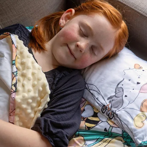 Miniatura 5 de JumpOff Jo Colchoneta de siesta extra larga para niños - Cómoda colchoneta de descanso para niños con almohada extraíble y manta ultra suave