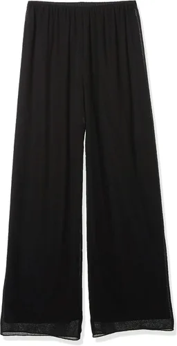 Miniatura 4 de Alex Evenings Pantalón de vestir de pierna recta para mujer (Petite Regular Plus Tallas), Metálico
