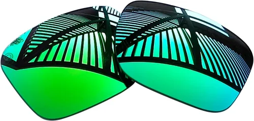 Miniatura 6 de 6 pares de lentes de repuesto para gafas de sol Oakley Holbrook XL OO9417 – negro sólido, esmeralda, azul hielo, rojo fuego, titanio y transparente