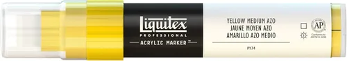 Miniatura 62 de Rotuladores de pintura Liquitex Professional, de punta ancha, Verde fosforescente, 8mm Verde fluorescente