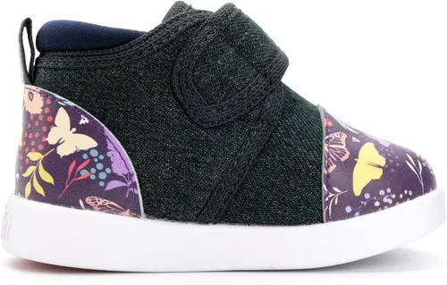 Miniatura 3 de ikiki Zapatillas deportivas para niños pequeños y niños pequeños. Tenis de ajuste espacioso. Nota no chirriantes, puntera y talón de cuero vegano