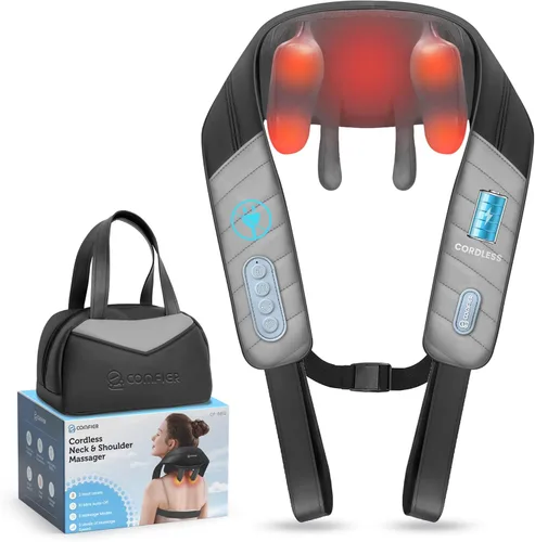 Miniatura 9 de COMFIER FSA Elegible Masajeador Shiatsu de Cuello con Calor para Tejido Profundo, Masajeador Eléctrico de Hombros y Espalda para Alivio del Dolor