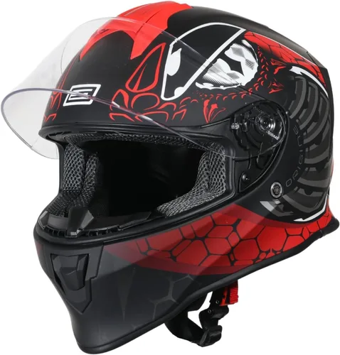 Miniatura 7 de ORIGINE Casco de motocicleta de cara completa On Road, aprobado por DOT