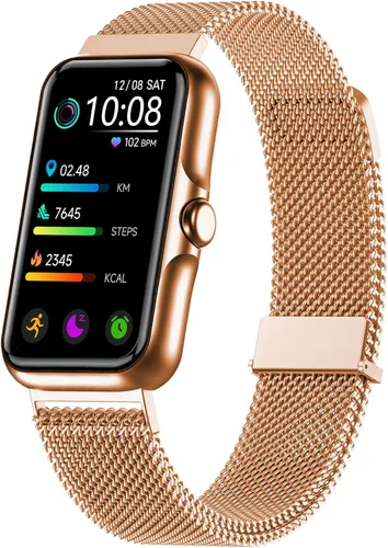 Miniatura 11 de Fitness Tracker with 24/7 Continuous Heart Rate, Blood Oxy-gen Monitor, Smart Watch with Sleep Monitor, IP68 Waterproof Activity Tracker Step Rosa
