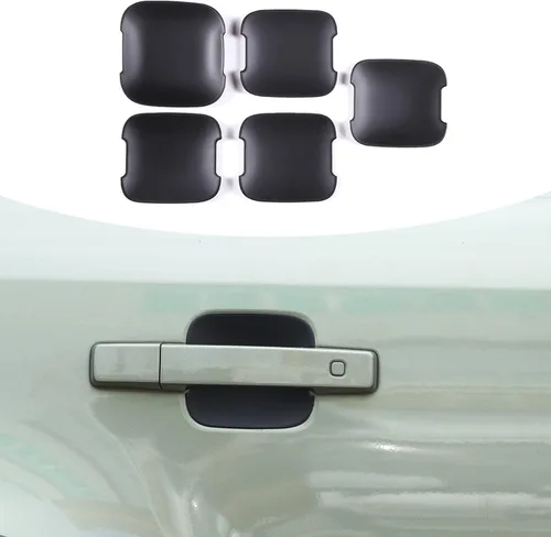 Miniatura 9 de PIUGILH Cubierta de repuesto para manija de puerta de automóvil compatible con accesorios Land Rover Defender 110 2020-2023, protectores protectores