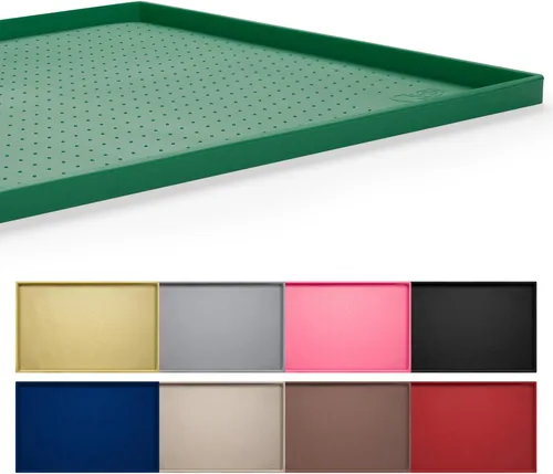 Miniatura 17 de Hubulk Tapete de alimentación para perros, 100% impermeable, mantel individual de silicona de grado alimenticio para tazones de comida y agua