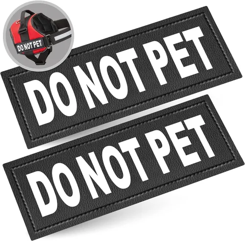 Miniatura 9 de Parches para gancho y bucle de arnés de perro de servicio, parche de "emotional support" durante el adiestramiento de perros de servicio y perros
