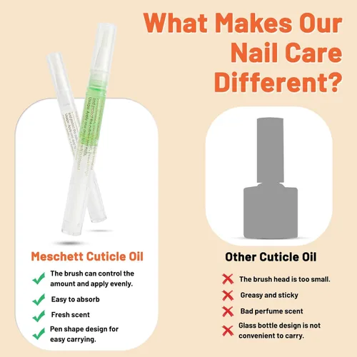 Miniatura 5 de 2 bolígrafos de aceite para cutículas para el cuidado de las uñas, bolígrafo de aceite revitalizador de cutículas con cepillo suave, aceite