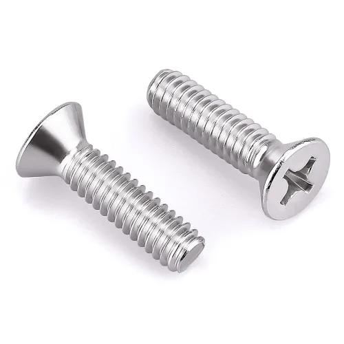 Miniatura 9 de Tornillos de máquina de cabeza avellanada plana de 1/4-20 x 3/4", Phillips Drive, acero inoxidable 304 18-8, rosca completa, rosca gruesa UNC, 25 PCS
