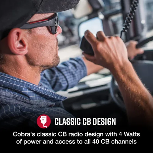 Miniatura 4 de Cobra Radio CB profesional de 29 LTD + cable coaxial RG-58A/U de 18 pies con conectores Pl-259