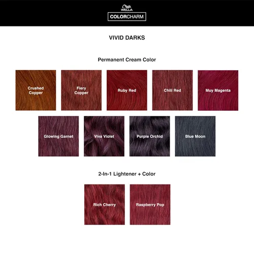 Miniatura 7 de COLORCHARM VIVID DARKS Permanent Cream Color Vibrant Hair Color for Naturally Dark Bases Lifts 3-4 Levels, No Bleach Needed Nourishing Lipids