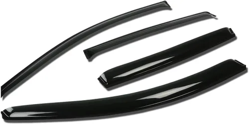 Miniatura 39 de Auto Dynasty 4 protectores de lluvia con cinta adhesiva para ventana compatibles con Honda Civic 1996-2000 de 4 puertas, protectores de lluvia