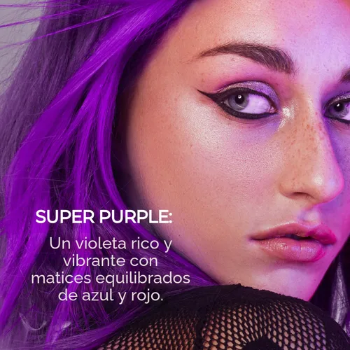 Miniatura 4 de XMONDO Color Super Purple Depositing Mask y tinte morado semipermanente, infundido con tecnología Bond Booster y ácido hialurónico para nutrición