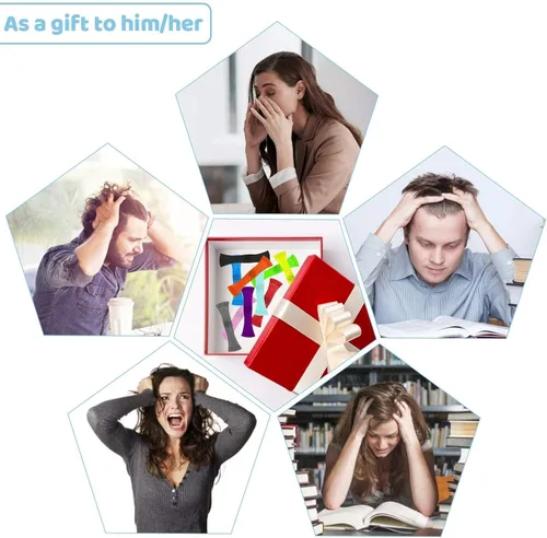 Miniatura 6 de Vanblue Juguete para ansiedad, 10 unidades, malla de mármol, sensorial, para aliviar el estrés, para niños y adultos, TDAH, añadir autismo