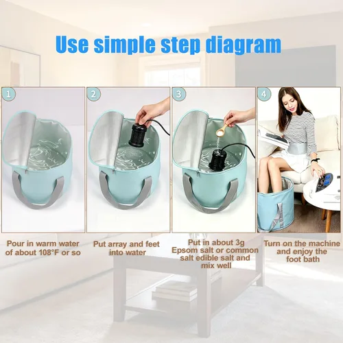 Miniatura 4 de Máquina de baño de pies con desintoxicación iónica dual, regalo de cumpleaños, pantalla LCD digital, spa, chi, limpieza, desintoxicación, sistema