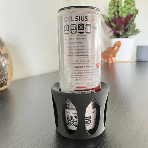 Miniatura 6 de Inserto delgado para portavasos de autos - Sostiene latas de Red Bull, Celsius y bebidas energéticas (8.4oz/12oz) - Manga adaptadora antivuelco