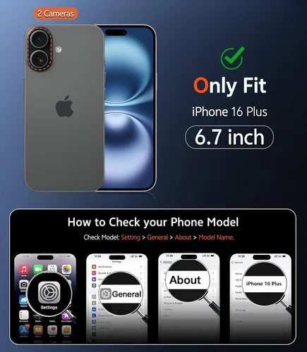 Miniatura 1056 de FNTCASE Funda para iPhone 13 Pro-Max: Fundas magnéticas transparentes compatibles con Magsafe Slim anti amarillamiento protección contra caídas