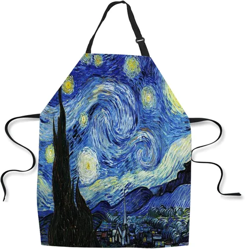Delantal de Cocina de Cocina Tiburón Marino Verde Delantal de Cocina para Hornear Chef Delantal Impermeable para Mujeres Hombres 31X27 Pulgadas