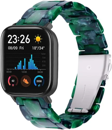 Miniatura 13 de FitTurn Bandas de resina compatibles con Amazfit Bip 6/Bip 5/Pace/Cheetah/Stratos 2 3/GTR 4/GTR 3/GTR 3 Pro/GTR 2/GTR 2e/GTR 1.850 in Reloj