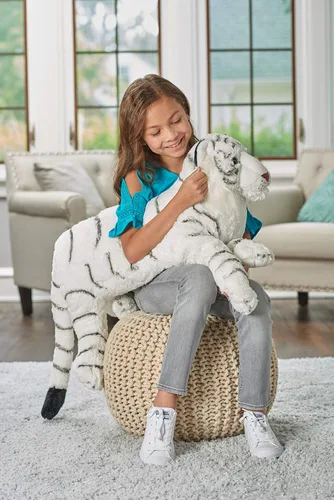 Miniatura 7 de Wild Republic Jumbo - Animal gigante de peluche, Talla Tiger, 30
