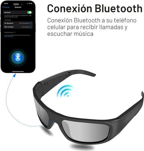 Miniatura 4 de OhO sunshine Bluetooth Audio Sunglasses, Lightweight Open Ear Sport Glasses, 12H Playtime,Water Resistant with Voice Control