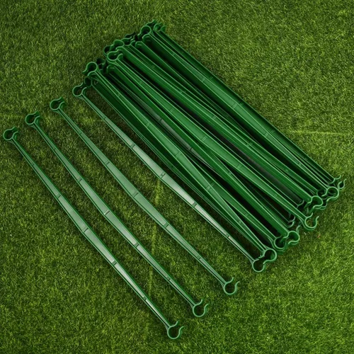 Miniatura 8 de 48 brazos de estaca para jaula de tomate, conectores de enrejado expandibles de 11.8 pulgadas, conectores de estacas de jardín de 0.433 in