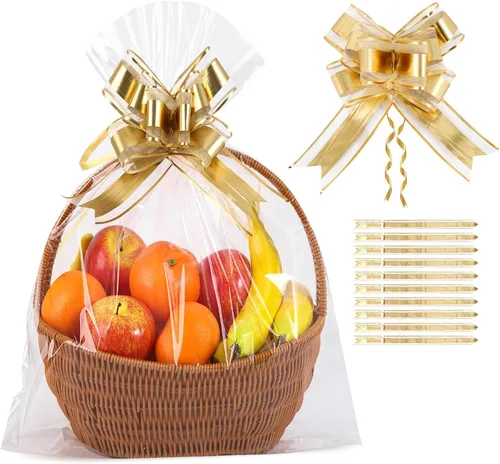 Miniatura 14 de 50 bolsas de celofán transparentes planas de 7" x 12" (A:17.8*A:30.4 cm), bolsas de celofán de polietileno de 2.8 mils para envolver regalos