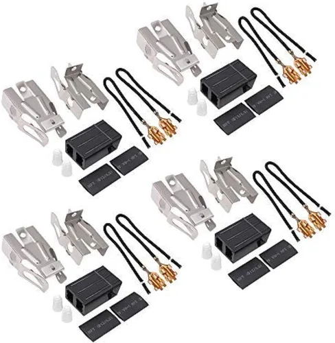 Romalon - Kit de receptáculo de quemador 330031 actualizado por Romalon Piezas de repuesto para Whirl-pool May-tag Ken-more Range/Stove reemplaza