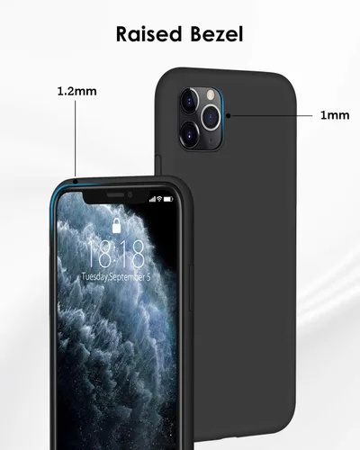 Miniatura 8 de DTTO Funda compatible con iPhone 11 Pro, serie Romance, funda de silicona cubierta completa [protección mejorada de cámara y pantalla] con cojín