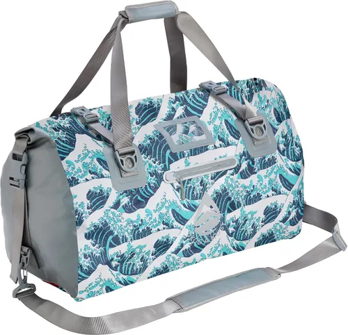 Miniatura 28 de Skog Å Kust Duffelsak - Bolsa de lona impermeable resistente para deportes, viajes y más, tamaños de 40, 60 y 90 litros, Negro, Deportivo/resistente