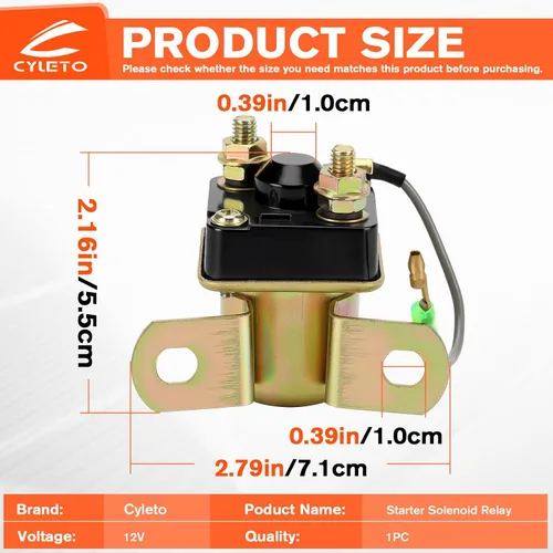 Miniatura 2 de Sportsman 500 Relé solenoide de arranque para Polaris 325 Magnum 425 500 Scrambler 500 400 1997-2002 Trail Blazer 250 Trail Boss 330 2003-2012