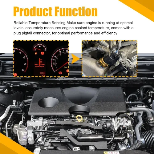 Miniatura 3 de Sensor de temperatura del refrigerante del motor, sensor de temperatura del agua, accesorios de automóvil, sensor de temperatura automotriz