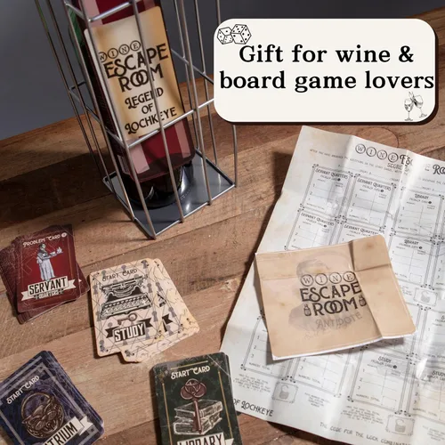 Miniatura 5 de Boxer Gifts Escape Room Game - Caja de rompecabezas de botella de vino para adultos, regalos inusuales para hombres y mujeres