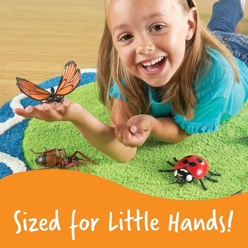 Miniatura 3 de Learning Resources Insectos jumbo, juguetes de animales para niños, ciencia preescolar infantil, habilidades motoras finas, regalos para niños