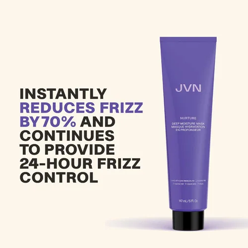 Miniatura 3 de JVN Nurture - Mascarilla hidratante de humedad profunda, tratamiento acondicionador hidratante para el cabello, reduce el encrespamiento y añade