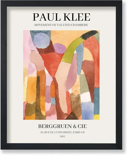 Miniatura 76 de Poster Master Póster vintage de Paul Klee – Impresión retro de cómicos – Arte de dibujo – Arte abstracto – Regalo para hombres y mujeres – Estilo-09
