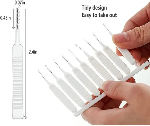 Miniatura 2 de Cepillo de limpieza para boquilla de ducha, 20 piezas, cabezal de agujero antiobstrucción, multifuncional, pequeño para poros, baño, suministros