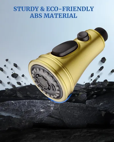 Miniatura 6 de Reemplazo de cabezal rociador de grifo de cocina, cabezal rociador extraíble con 15 adaptadores, cabezal de grifo de fregadero de cocina de 3