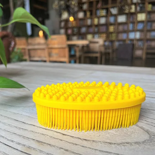 Miniatura 7 de Cepillo sensorial prémium para niños o autismo, limpiador corporal de silicona suave, cepillos sensoriales 2 en 1 para terapia ocupacional, esponja