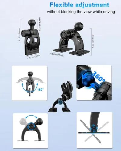 Miniatura 4 de Soporte de teléfono de automóvil para Pop Socket, agarre para tablero de instrumentos, base adhesiva doble para cualquier superficie, soporte