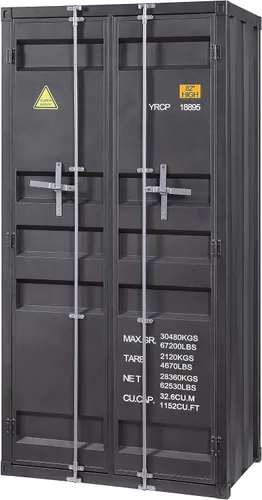 Miniatura 5 de Acme Armario de carga (puerta doble) en Gunmetal