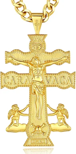 Miniatura 228 de CELESTIA Medallas de plata de ley 925 San Miguel/San Cristóbal/San Benito/San Gabriel/Virgen María/Jesús/Caravaca/Metatrón/Sello de los Siete