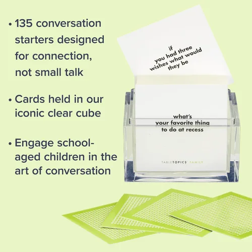Miniatura 3 de Tabletopics Family: Preguntas para comenzar grandes conversaciones. (idioma español no garantizado).