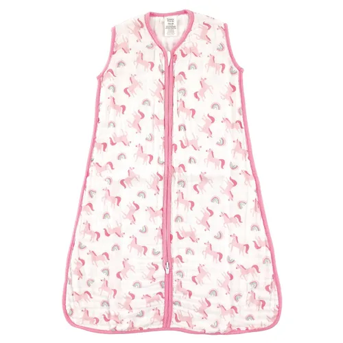 Miniatura 4 de Luvable Friends - Saco de dormir para bebé sin mangas, diseño unisex, Saco de dormir sin mangas de muselina de algodón, 0-6 meses