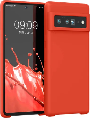 Miniatura 15 de kwmobile Funda Compatible con Google Pixel 6 Pro - Funda de Teléfono de Silicona TPU con Acabado Suave - Azul Caribe